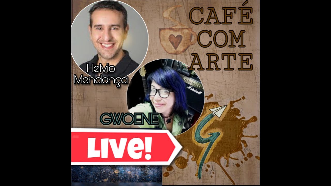 LIVE  CAF&Eacute; COM ARTE COM HELVIO MENDON&Ccedil;A