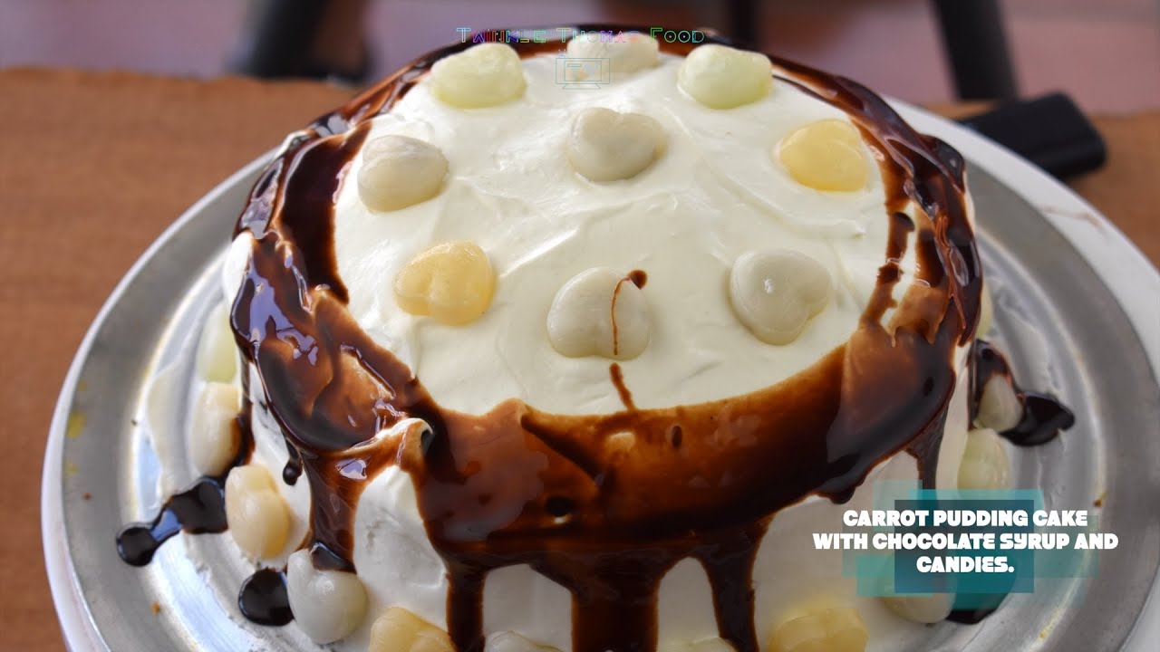 Ultimate Carrot Cake Decorating - Chocolate Drizzle & Candy Toppings