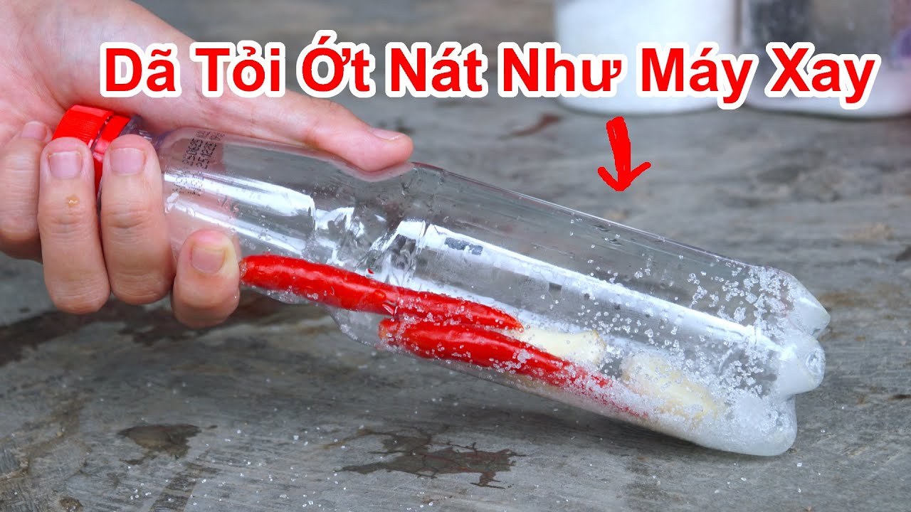 Cách Dã Tỏi Ớt Nát Nhuyễn Không Cần Máy Xay / Mẹo Dã Tỏi Ớt Không Văng  Ra Ngoài, Dã Mắm Tỏi Ớt Ngon