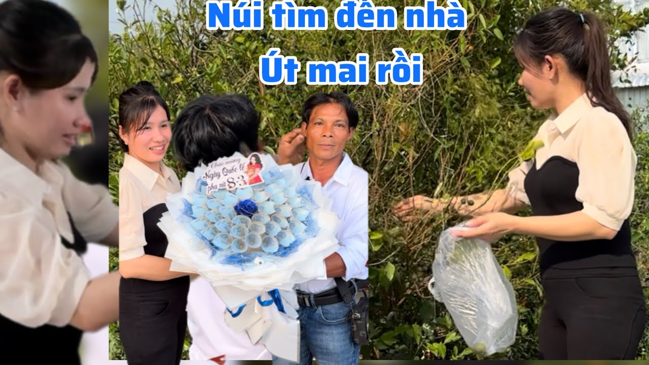 Bất ngờ khi anh ấy tìm đến nhà út may ngày 08 tháng 3 tặng quà