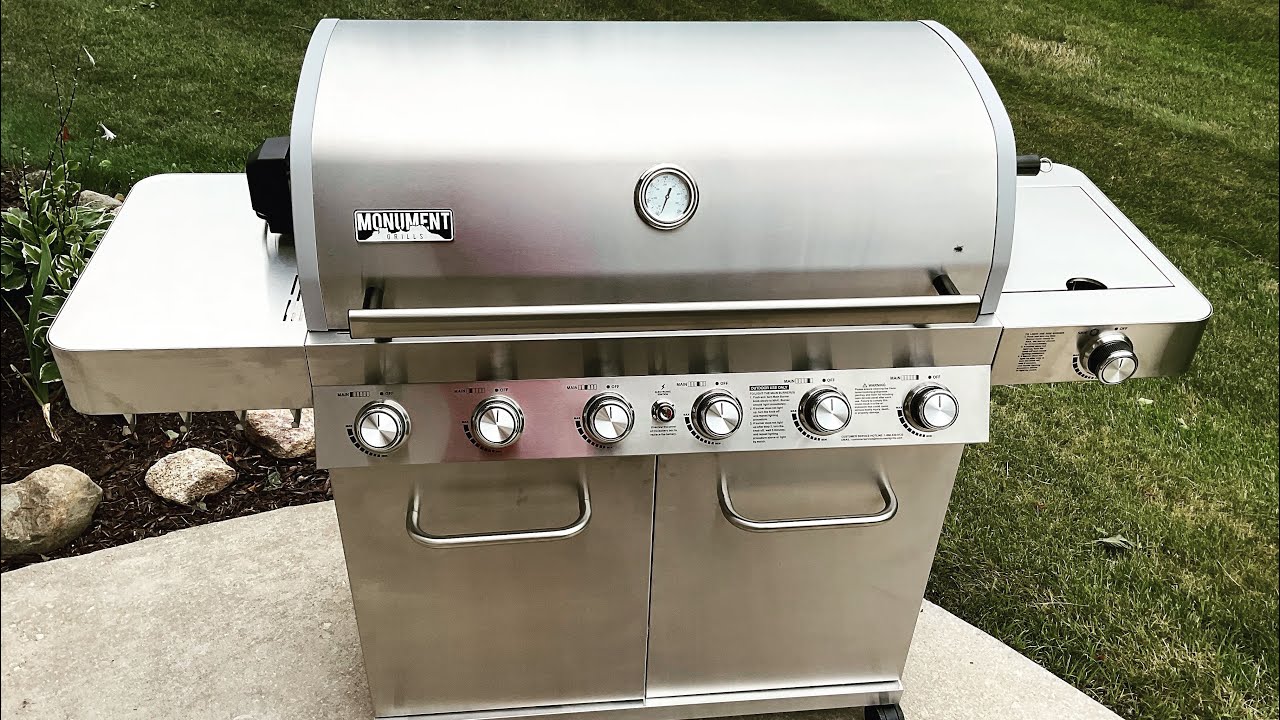Honest Review Of / Monument Grills Stainless 6 Burner LED Propane Gas Grill with Rotisserie / Nice!