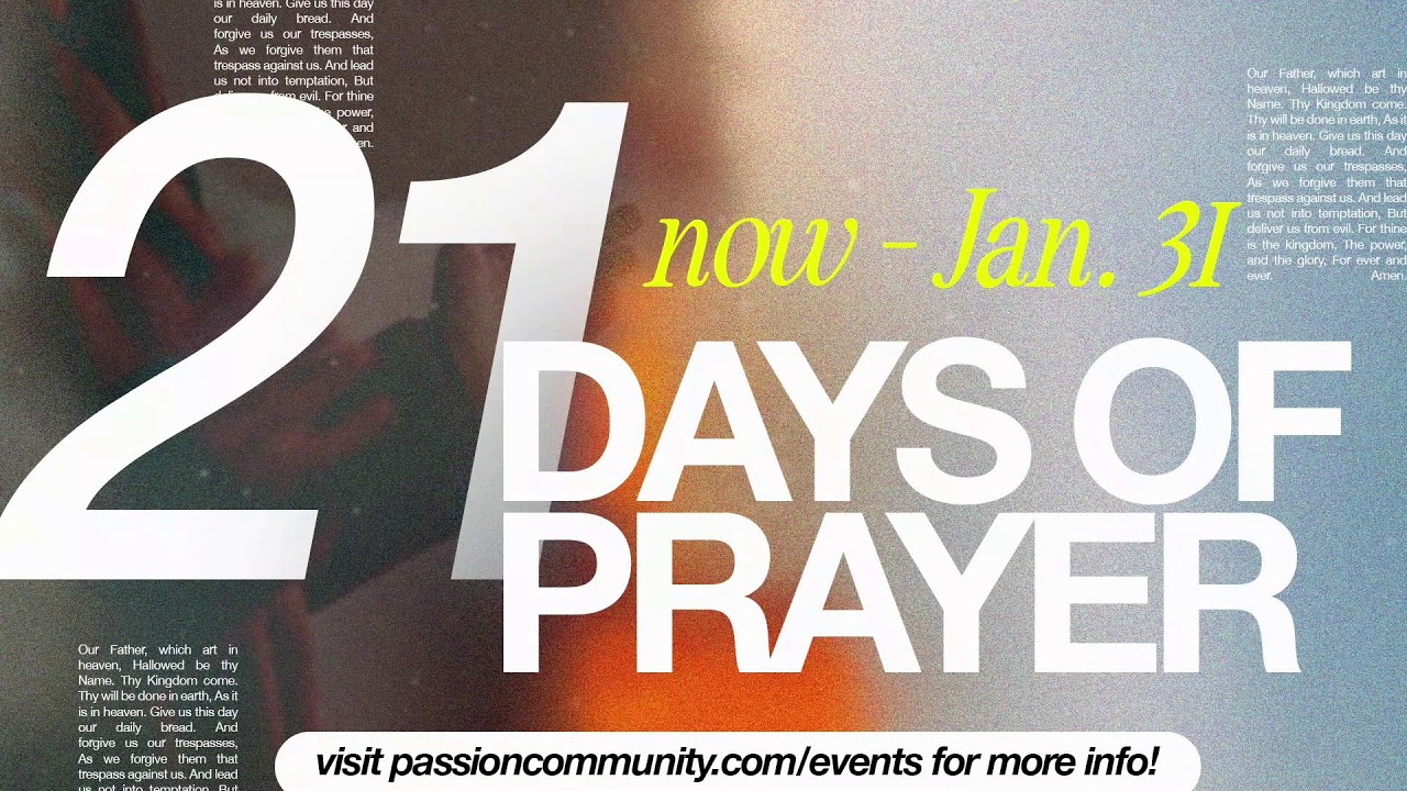 21 Days of Prayer - Day 21