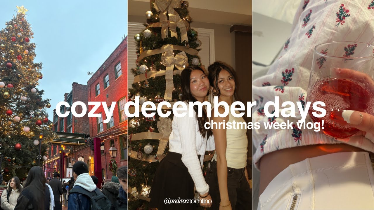 cozy december days in my life | christmas vlog