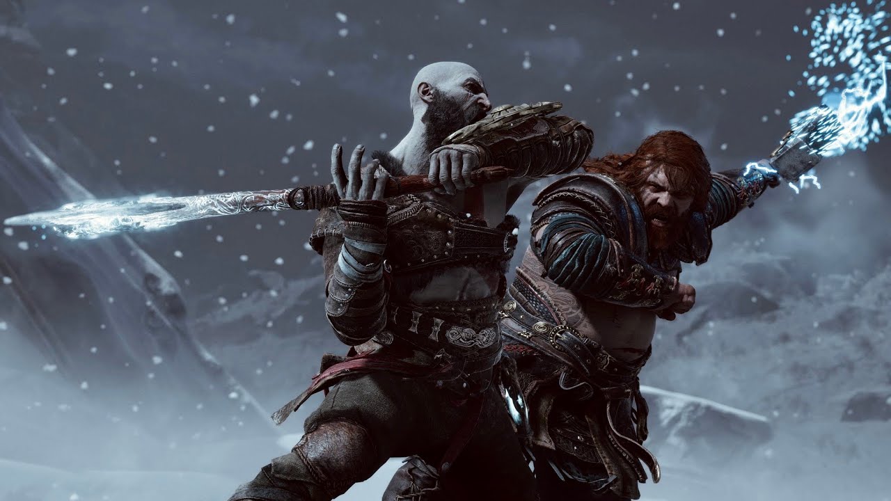 Точная история Кратоса, жестоко уничтожающего Тора! God of War Ragnarok GMGOW 4K