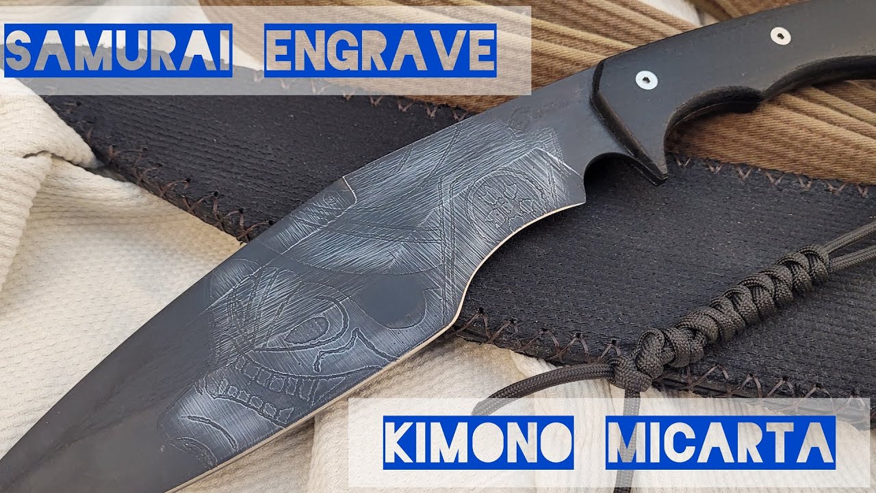 Harpia Knife Making - Tactical Knife With Kimono Micarta