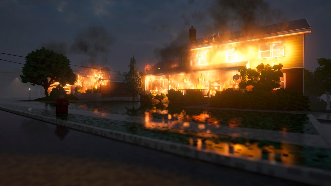 The man decided to burn down the houses of all his neighbors Mega Teardown