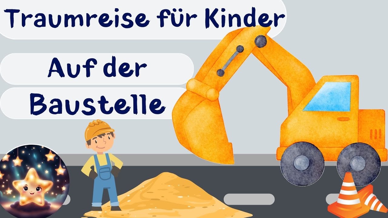 Traumreise für Kinder zum Einschlafen - Auf der Baustelle | Baustellengeschichte | Fantasiereise