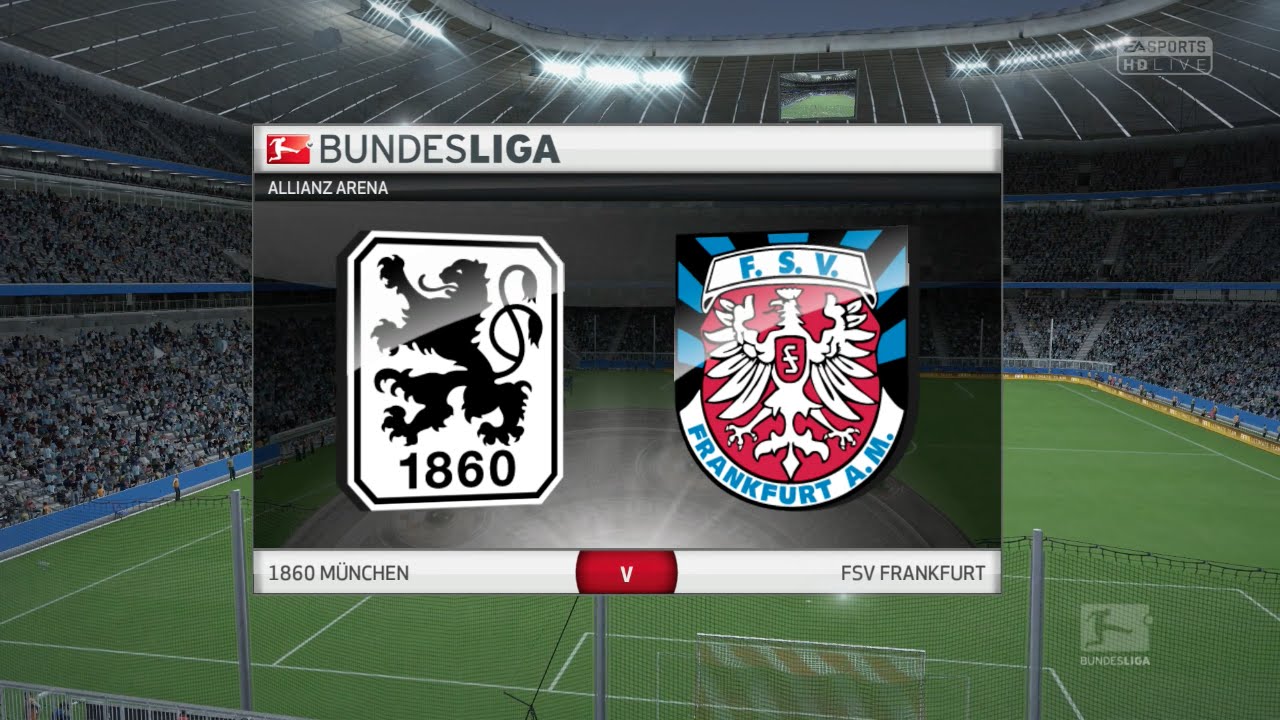 FIFA 16 - 1860 München vs. FSV Frankfurt @ Allianz Arena