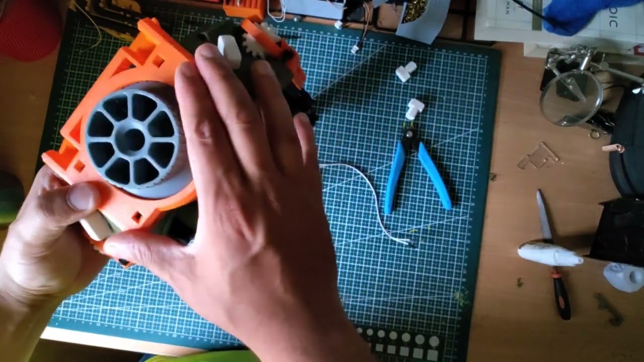 GearHead Quest 3 Strap 3d printed assembly.