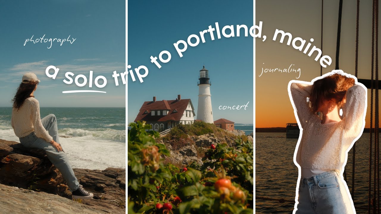 a weekend in portland, maine | solo travel vlog