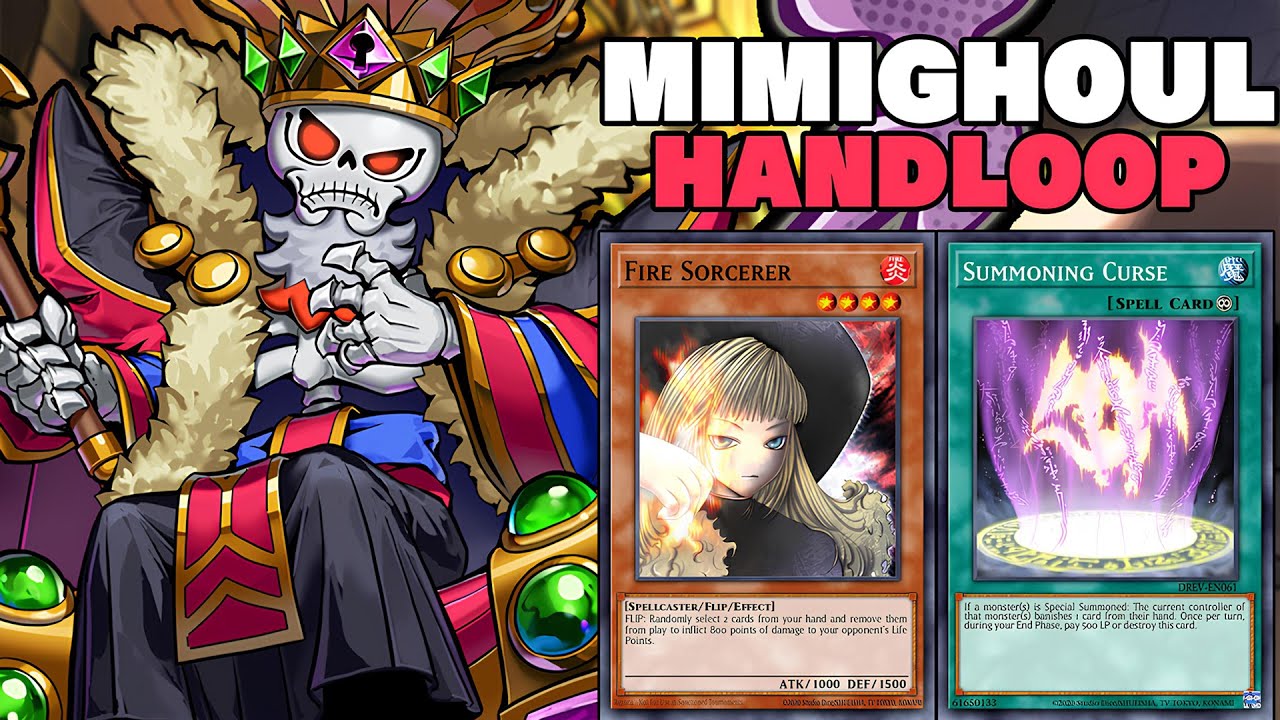 HANDLOOPING 5 CARDS WITH MIMIGHOUL | Mimighoul Master Rank Master Duel Replays & Deck List (JUNE)
