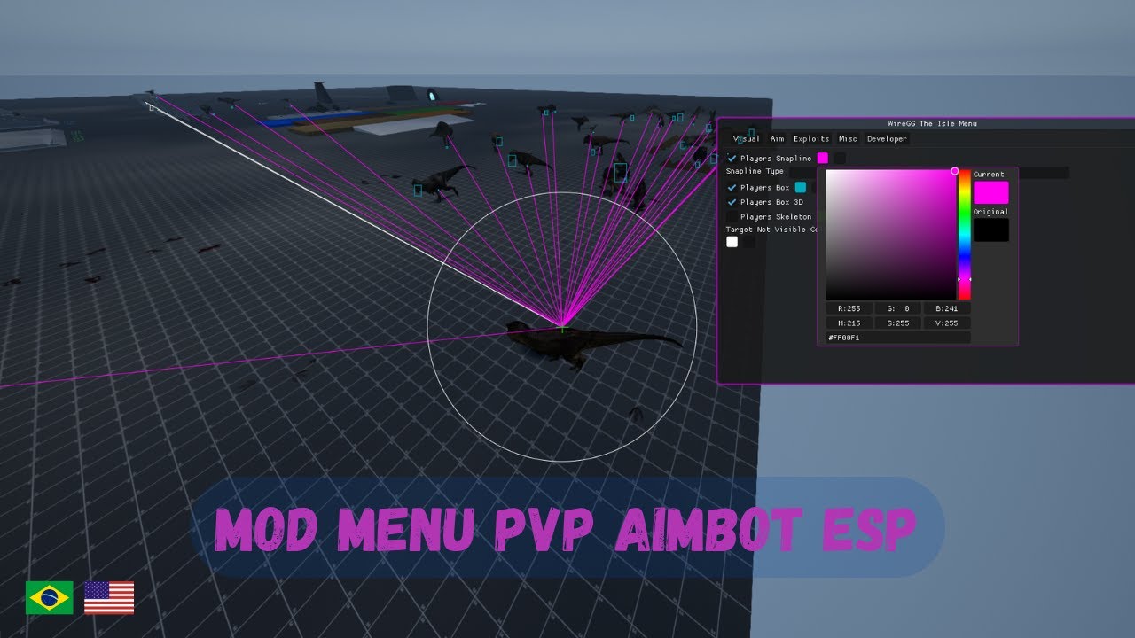 The Isle | Mod Menu Hack | Undetectable | - Cheat | ESP | AIMBOT | 2025