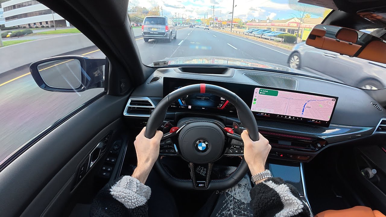 POV FOOD REVIEW IN A 2025 BMW M3 COMPETITION XDRIVE! | EP 2