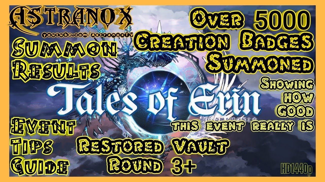 TALES OF ERIN Summon 5000+ Creation Badges in the Deneb Event restored vault ToE Guide Tips F2P