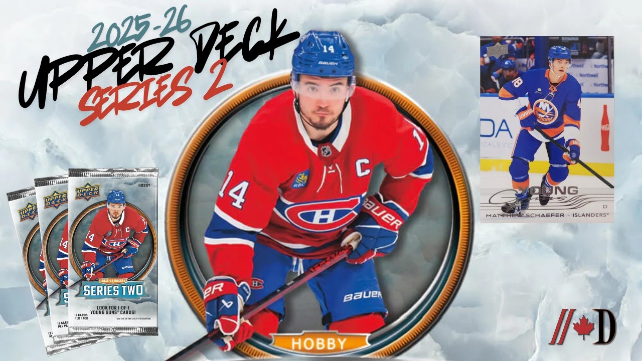 Серия UPPER DECK 2025-26, выпуск 2 - Взрывной хит Young Guns!