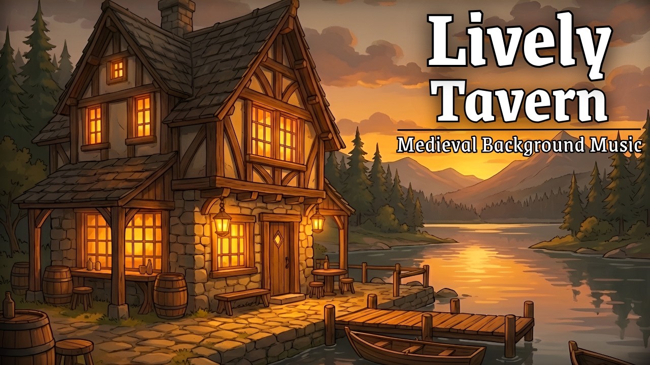 Medieval Tavern Background Music | Immersive Tavern Ambience & Adventure