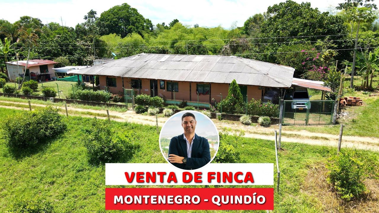 VENTA DE FINCA EN MONTENEGRO, QUINDÍO, COLOMBIA