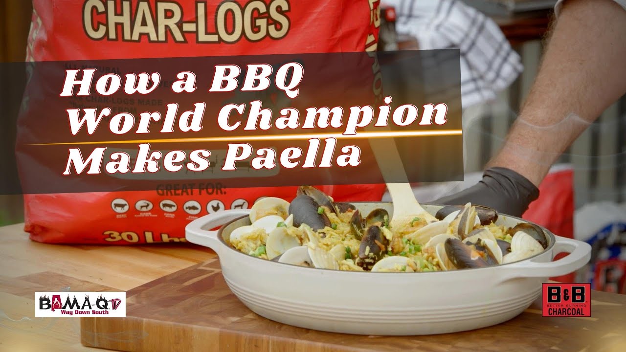 This BBQ Seafood Paella Will Change Your Life - Watch How a BBQ World Champion Pitmaster Makes It!