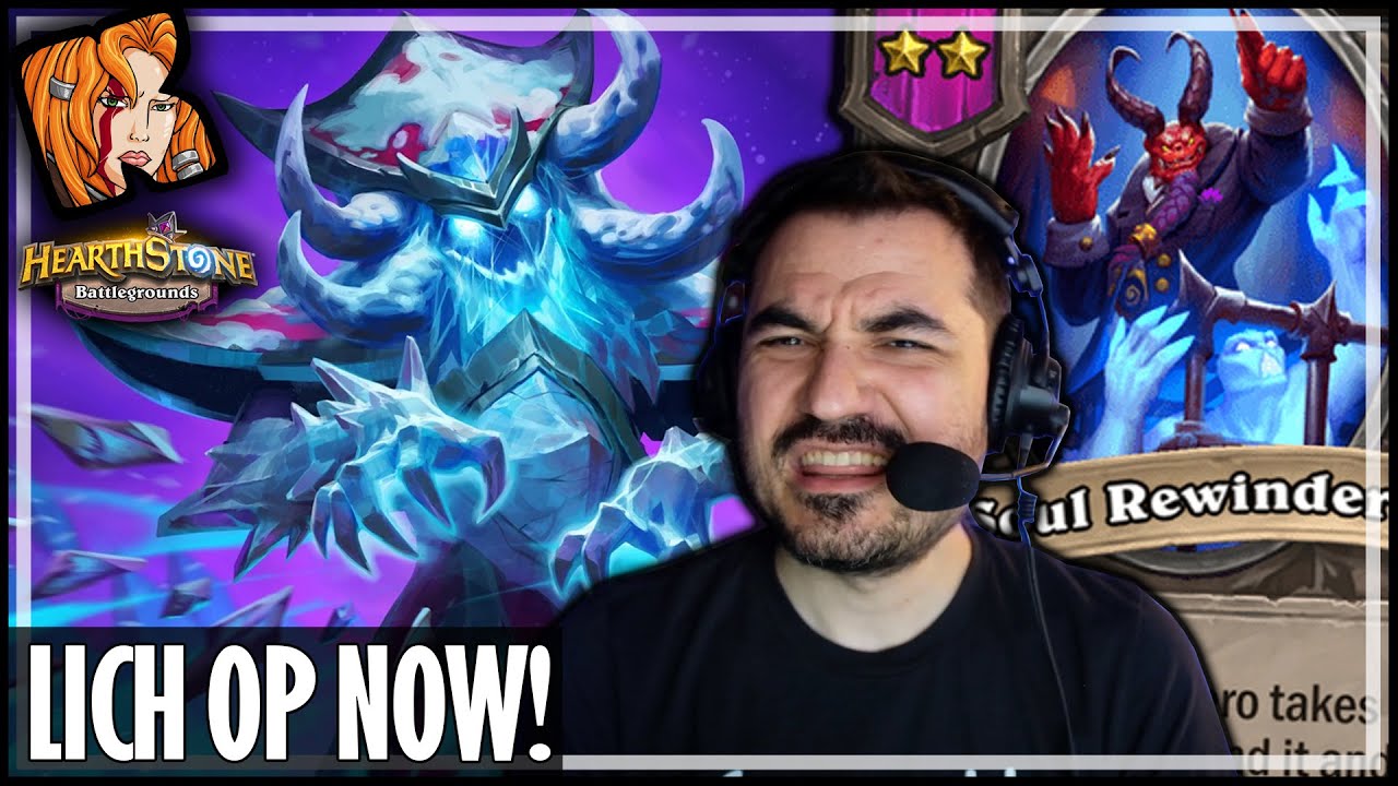 LICH IS FINALLY AN OP HERO?! - Hearthstone Battlegrounds