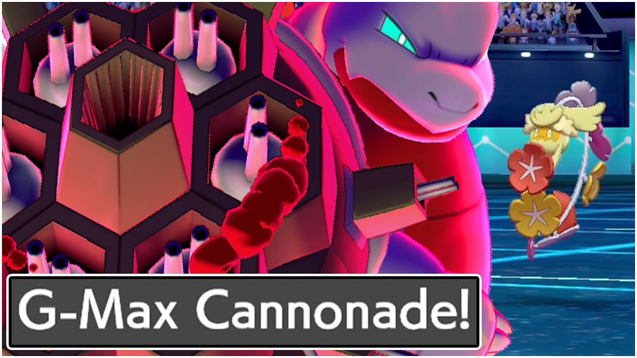 BLASTOISE SWEEP! Shiny Blastoise Gigantamax Moveset Pokemon