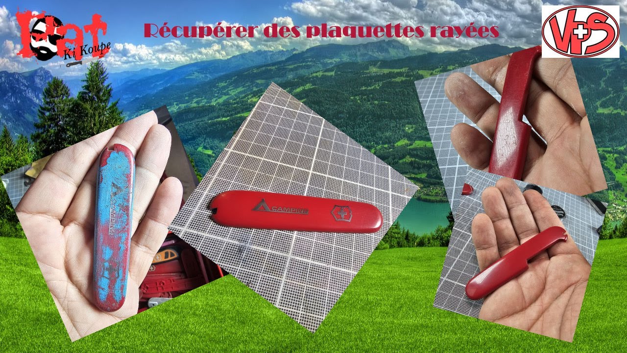 Polir des plaquettes Victorinox