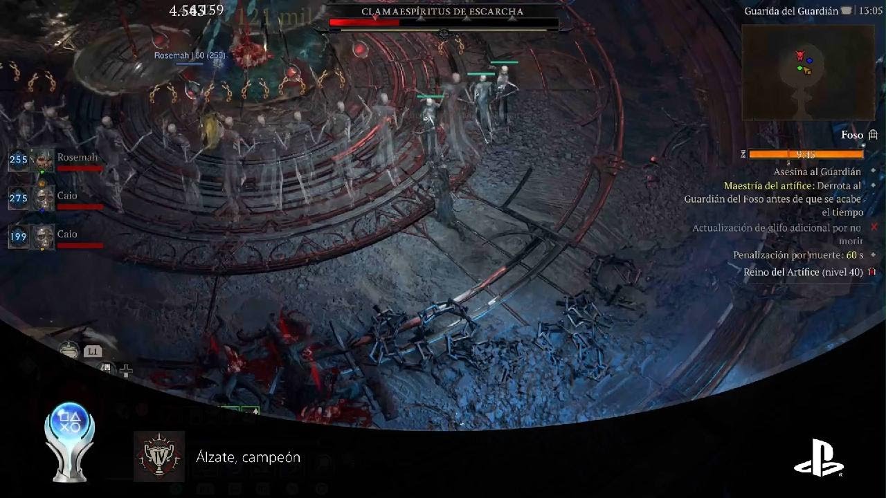 Diablo IV Trofeo De Platino Alzate Campe&oacute;n 