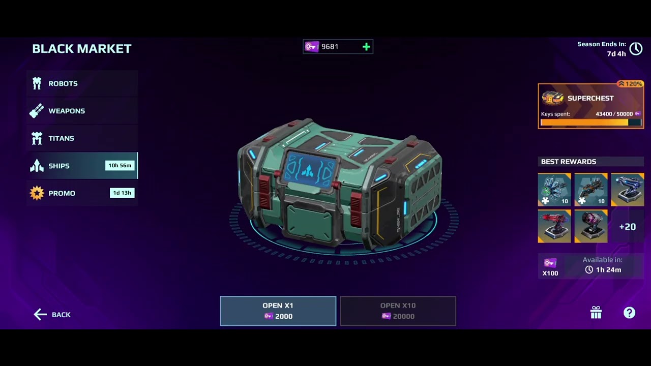 New black market opening!! | Will I get ultimate ares? | War robots 