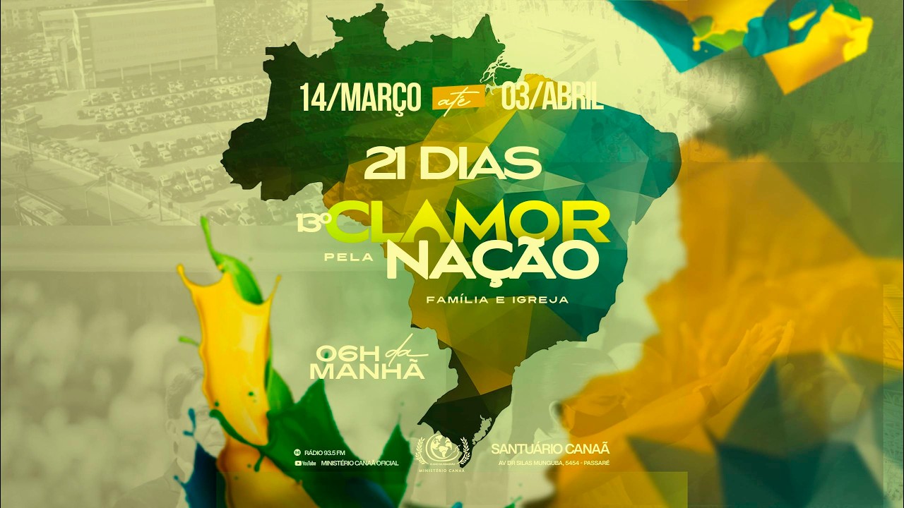 2° DIA DE CLAMOR PELA NAÇÃO - 15/03/2026