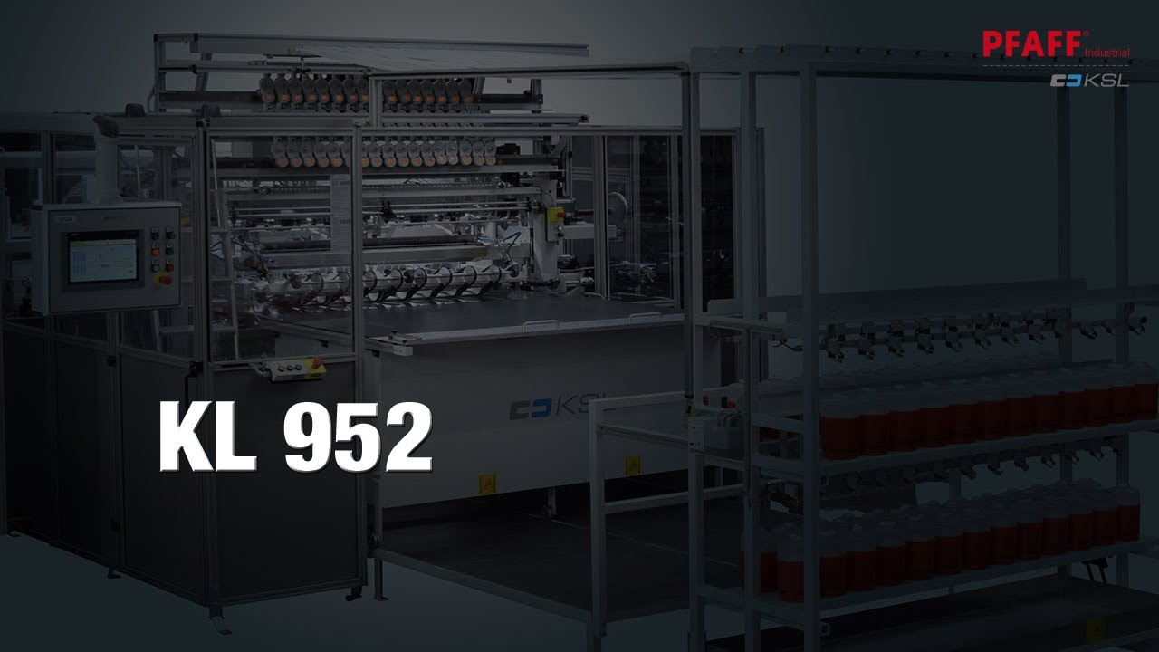 KL952 - Multi-needle sewing unit for absolute parallel seams on heavy fabrics