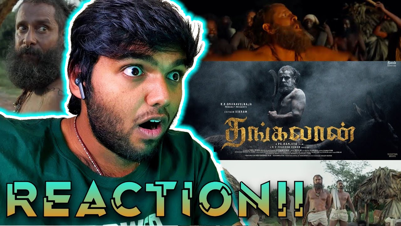 Thangalaan Title Announcement | REACTION!! | Chiyaan Vikram | Pa Ranjith | G V Prakash |Gnanavelraja