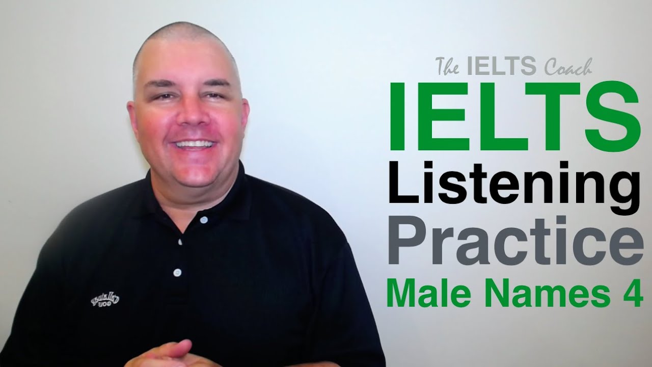 Практика аудирования IELTS: мужские имена 4