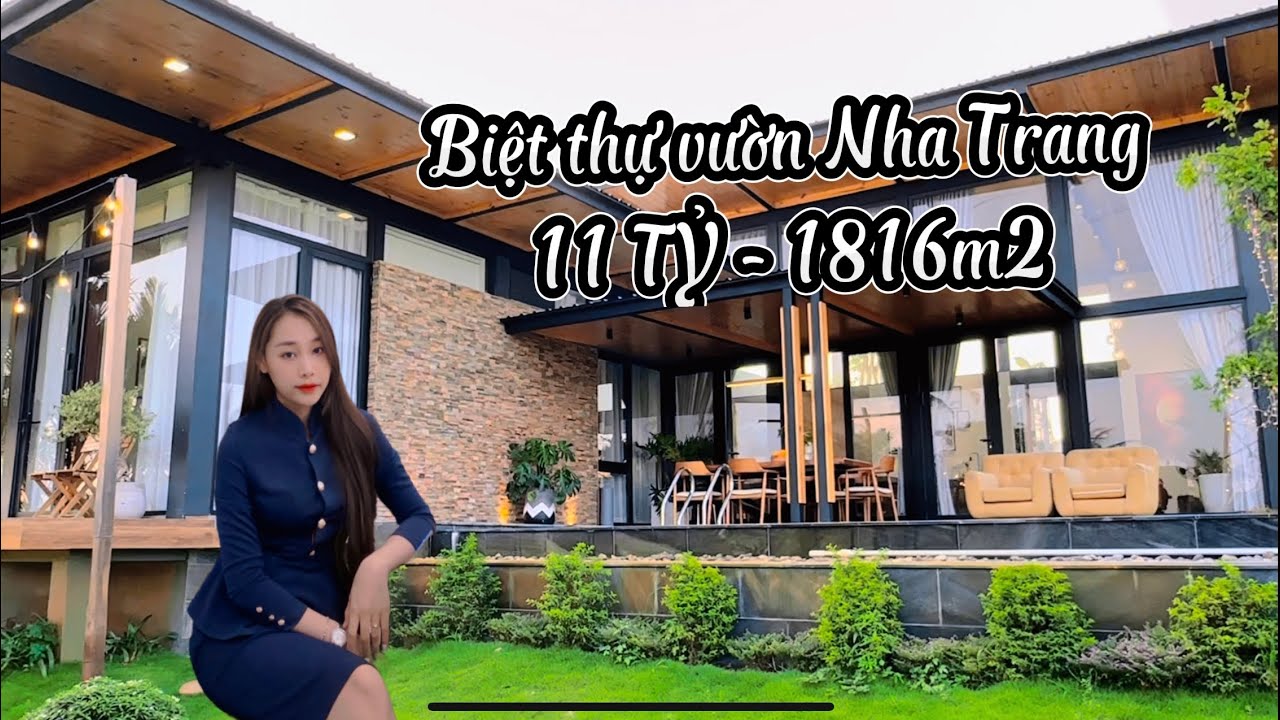 ( ĐÃ BÁN ) BIỆT THỰ VƯỜN NHA TRANG/ KHÁNH HOÀ CÁCH BIỂN CHỈ 15 PHÚT DI CHUYỂN FULL NỘI THẤT CAO CẤP