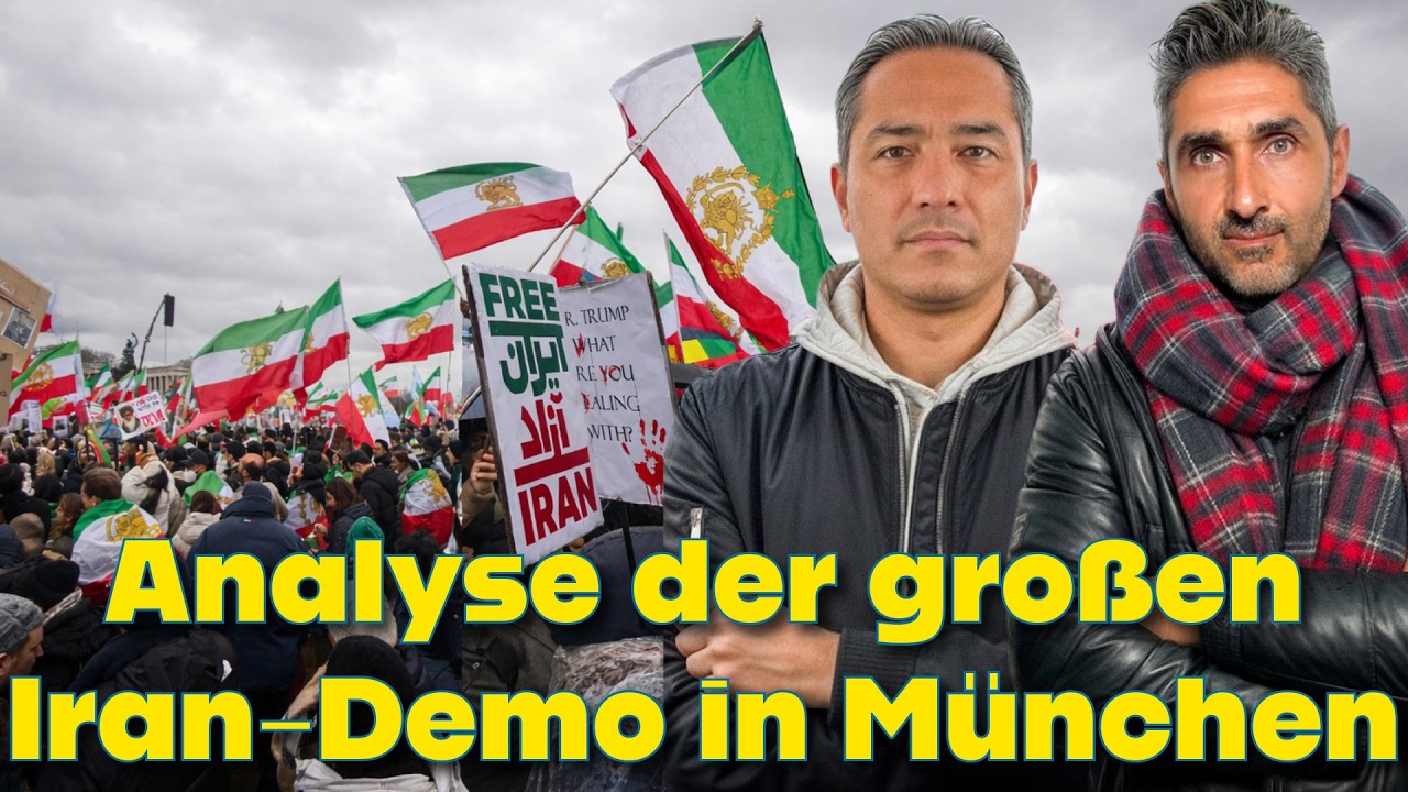 Analyse der gro&szlig;en Iran-Demo in M&uuml;nchen