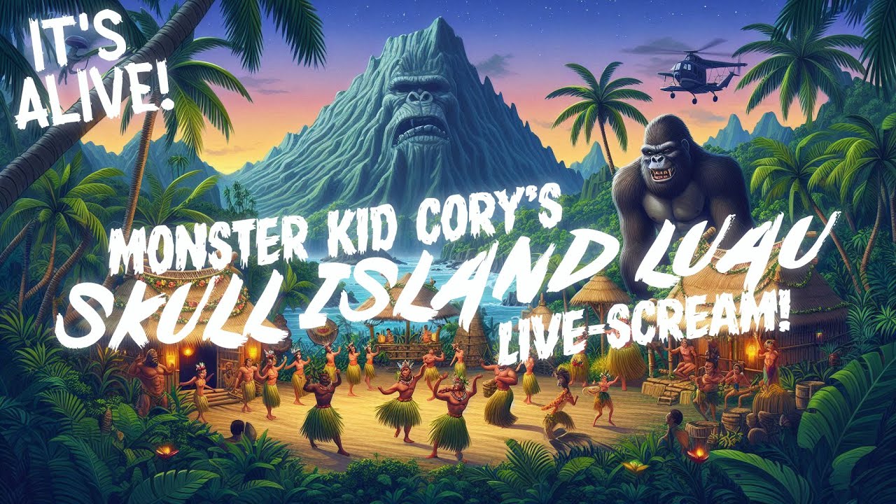 Monster Kid Cory's Skull Island Luau January Live-scream!