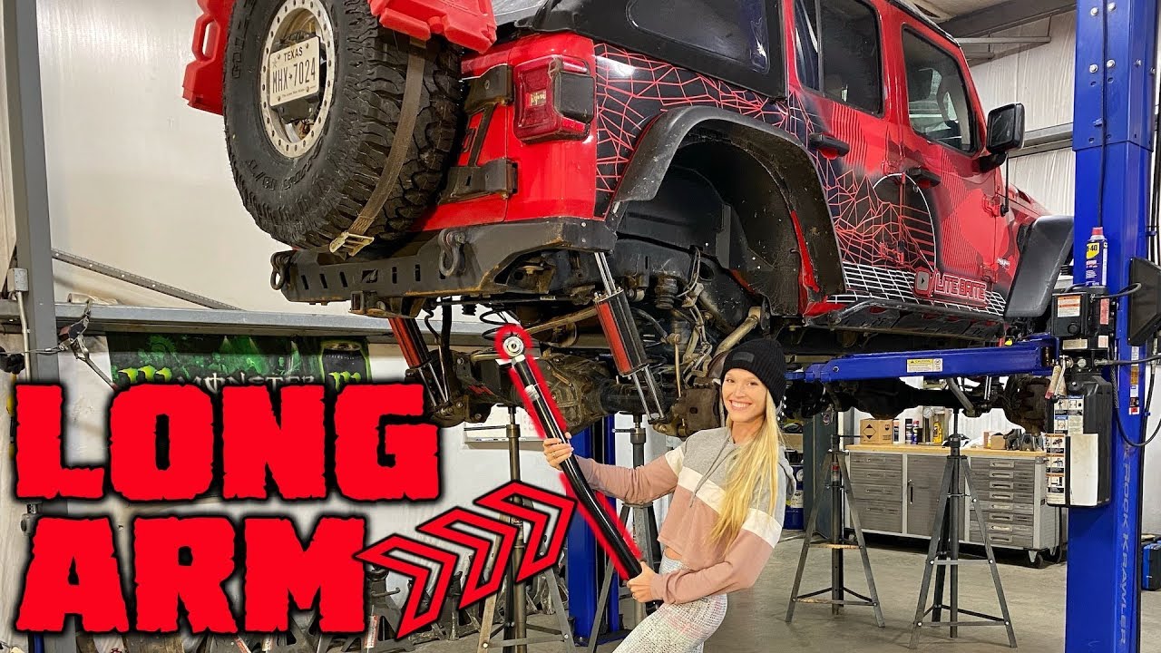 WE CUT APART OUR HEMI JEEP! Rock Krawler Long Arm install