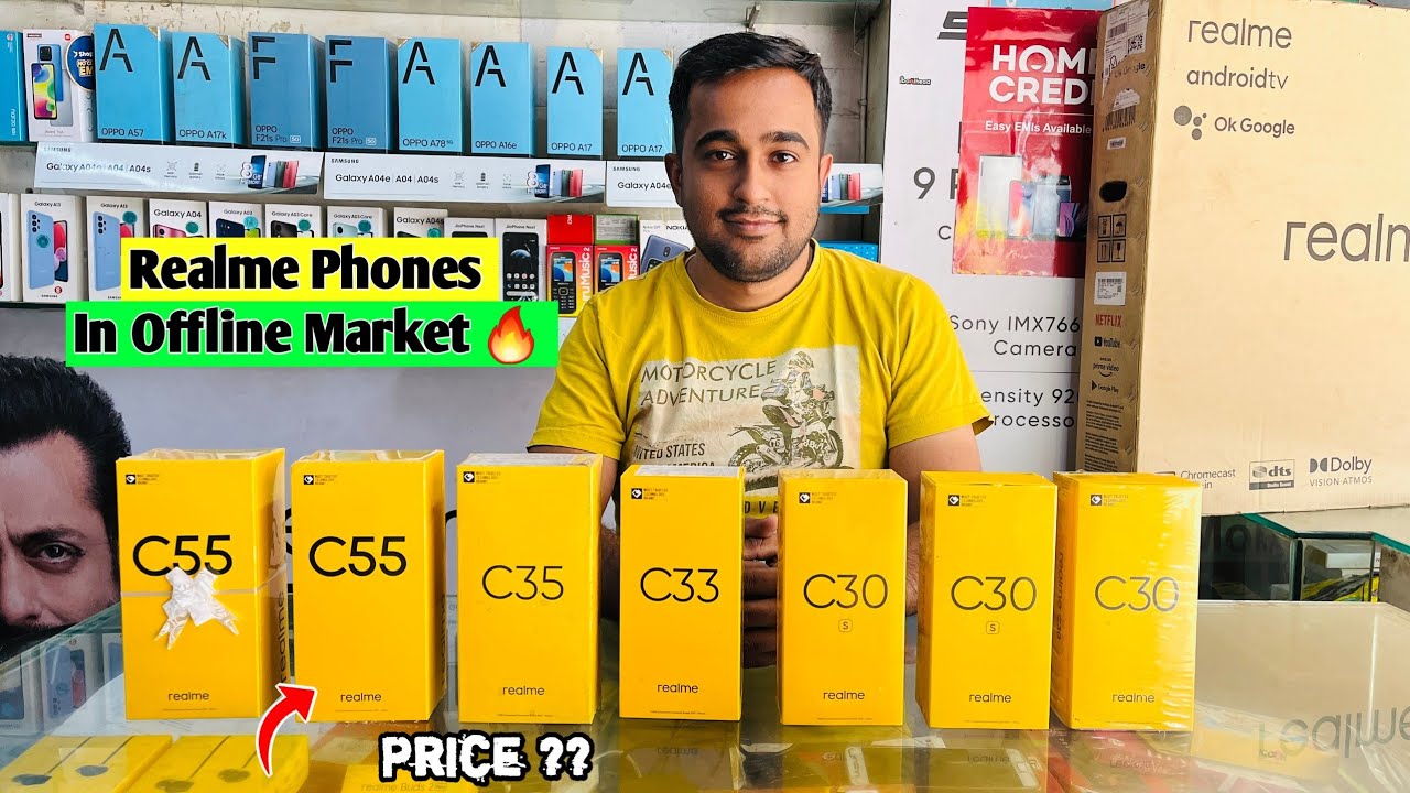 Realme Phones 🔥| In Offline Market 🔥| Realme 