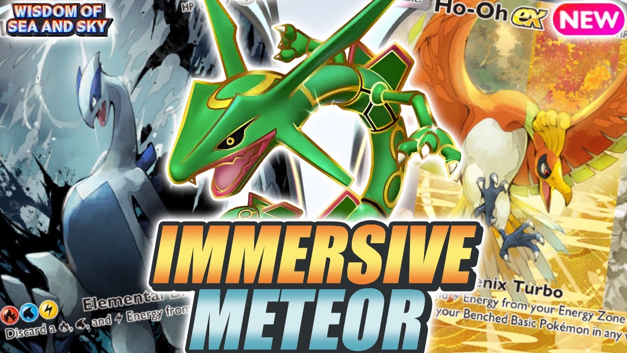 New IMMERSIVE HO-OH & LUGIA Are Here to Power Up RAYQUAZA ! - Pokemon TCG Pocket