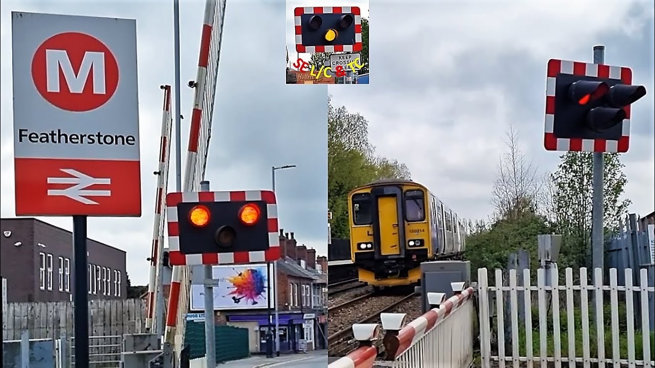 (Night mode alarms) Featherstone Level Crossing, West Yorkshire