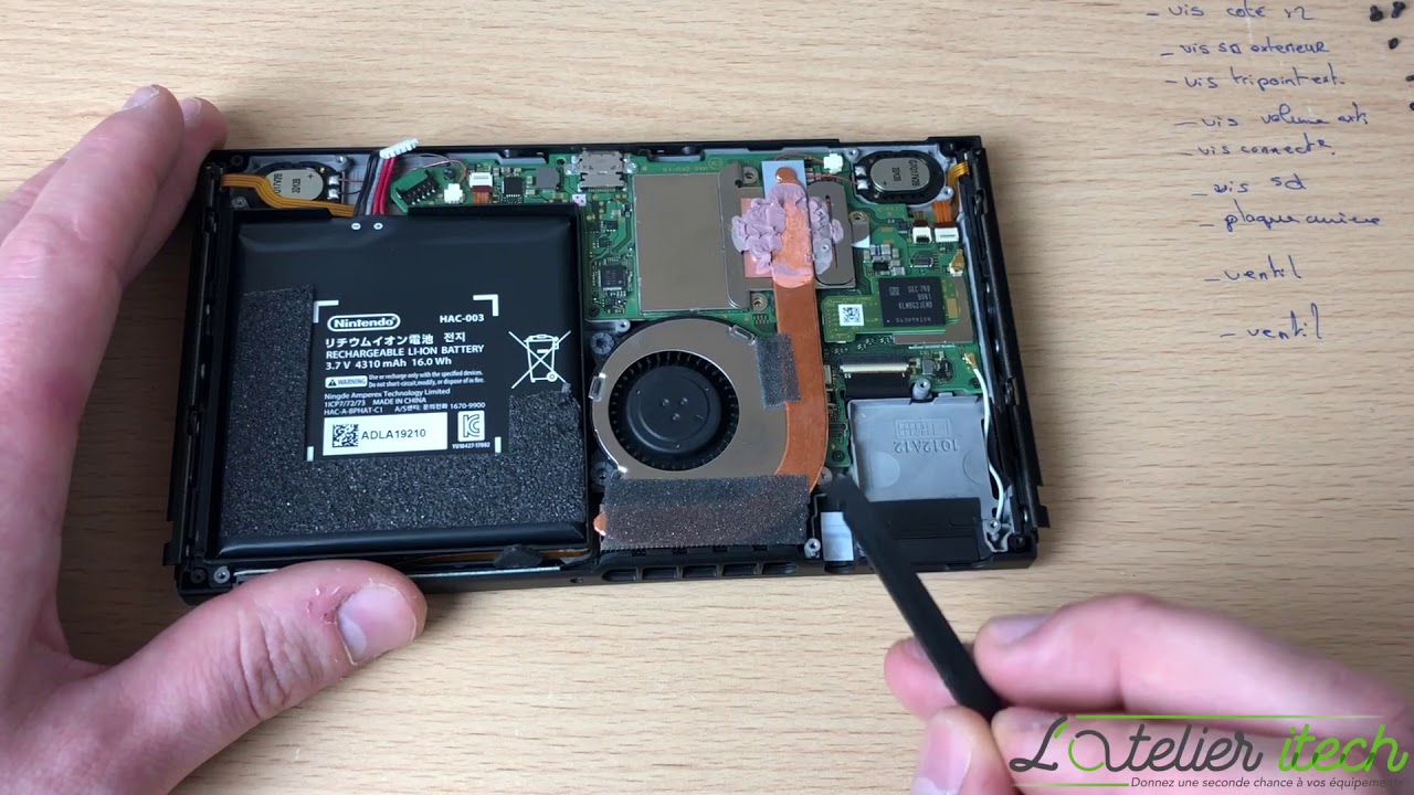 Tuto : changer la dalle LCD de la Nintendo Switch