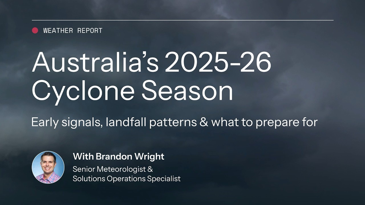 Australia's 2025-26 Cyclone Season | ICEYE Weather Report