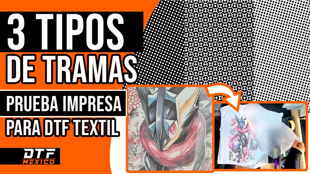 ⚠️ ¡NO IMPRIMAS sin ver ESTO! Comparamos 3 TRAMAS en DTF TEXTIL | 🟠DTFMEXICO.MX