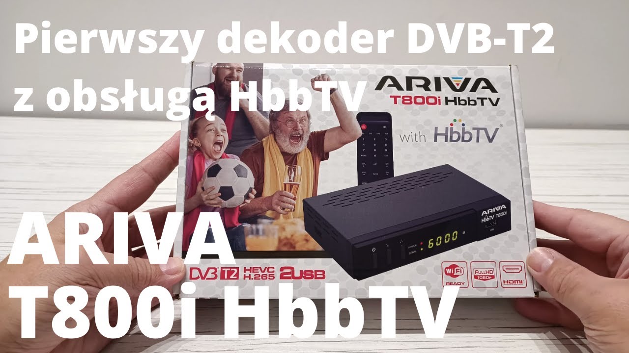 Ariva T800i HbbTV - czyli pierwszy tuner DVB-T2 z obsługą telewizji hybrydowej HbbTV