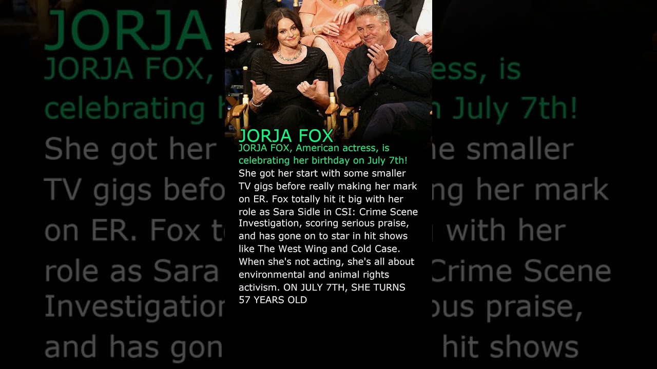 Happy Birthday Jorja Fox xo2421lQIsM 05 score95 unknown beverly hills ca actress jorja fox and ac