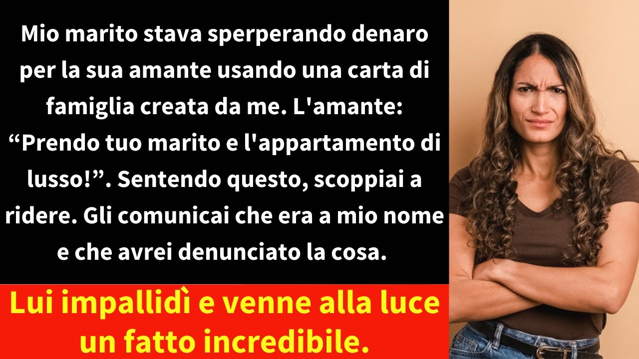 Mio marito stava sperperando denaro per la sua amante usando una carta di famiglia creata da me.