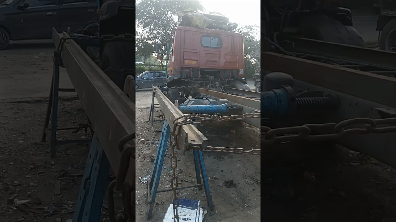 chassis repair #shorts  #truckmechanic #chassis #automobile #mechanic #truckrepair #repair