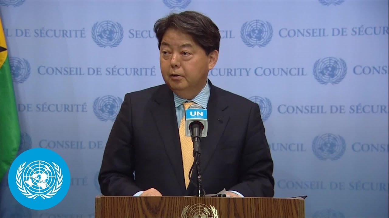 Japan on the rule of law among nations - Security Council Media Stakeout (12 January 2023)