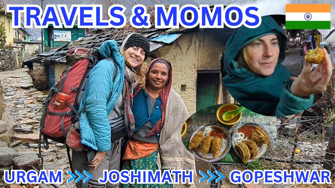 A New Indian Town And Trying Out The Famous Joshi Momos !  | Belgian In India 🇮🇳 🇧🇪