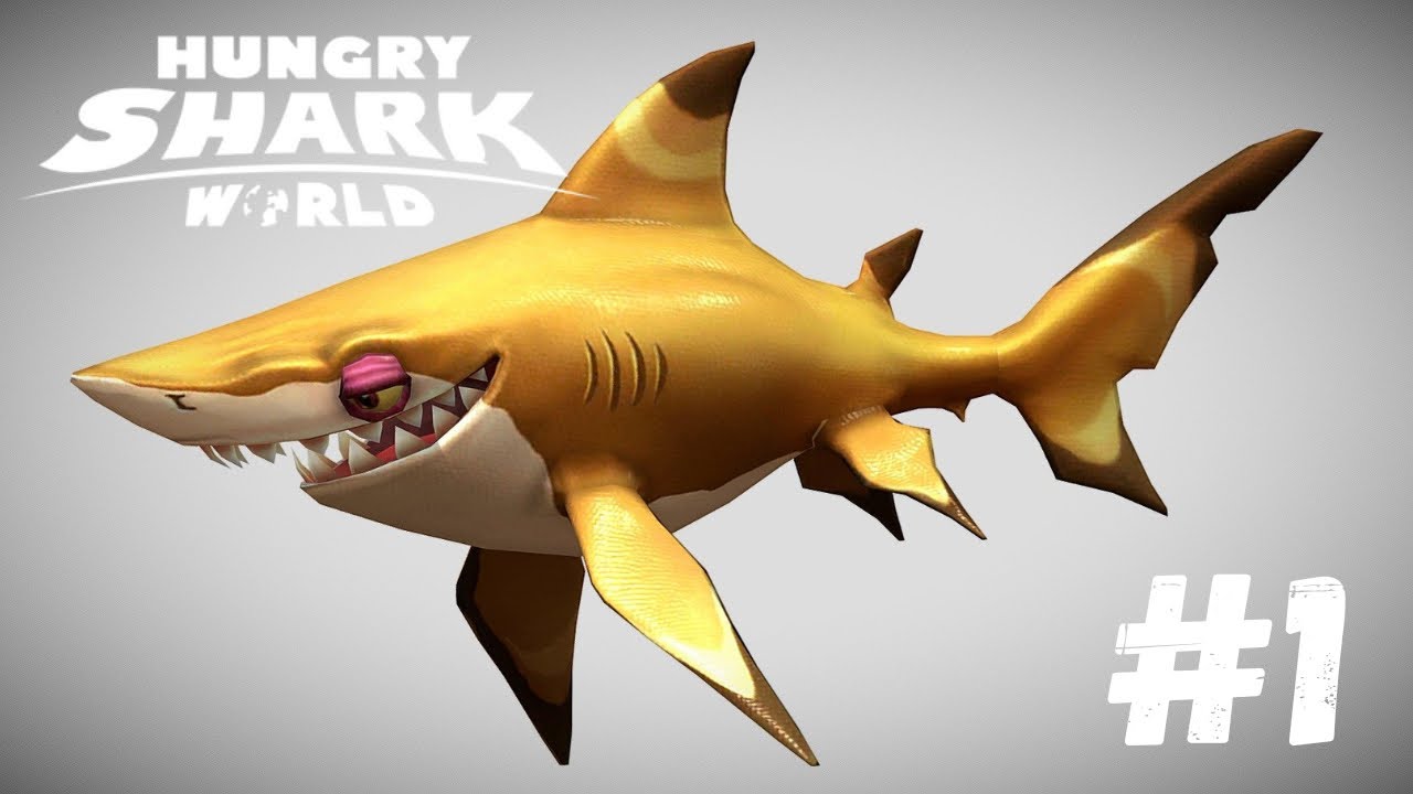 PERJALANAN PERTAMA MENJADI HIU TERKUAT DI LAUTAN, HUNGRY SHARK WORLD #1