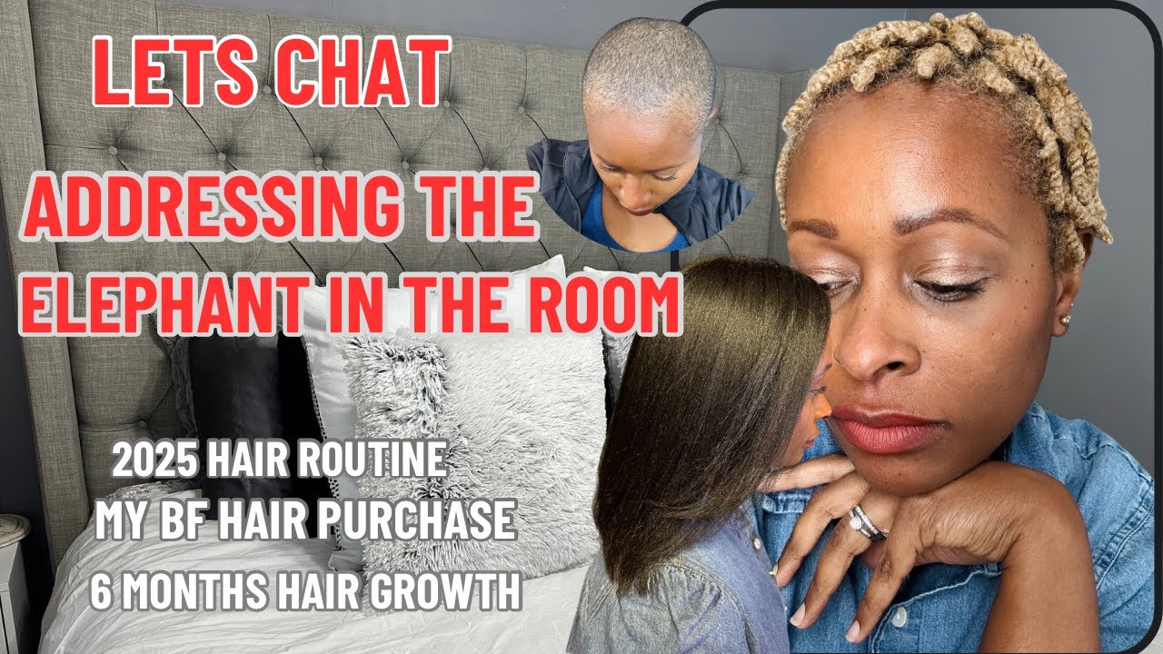 The simple Routine I am doing in 2025 to grow My hair back ! (My product selection)