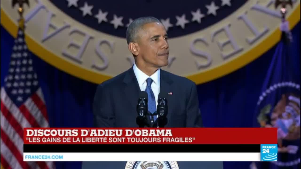 REPLAY - Le discours d'adieu de Barack Obama à Chicago